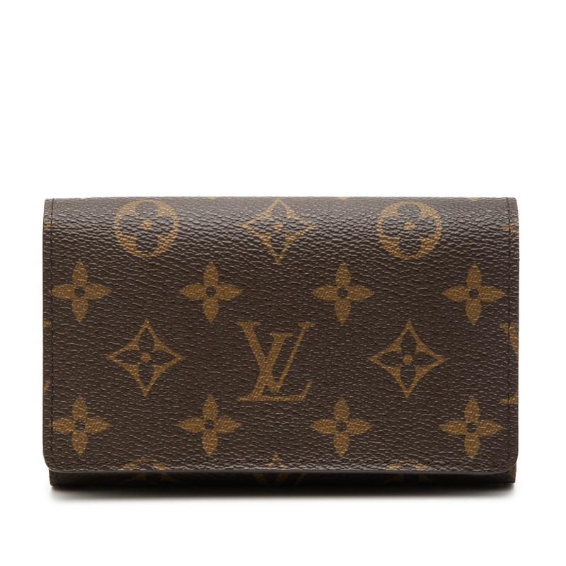 LOUIS VUITTON ルイヴィトン 財布 モノグラム ポルトモネ ビエ トレゾール M61730 ブラウン PVC レザー レディース 二つ折り 財布【本物保証】 LOUIS VUITTON（ルイ・ヴィトン） ルイ ヴィトン モノグラム