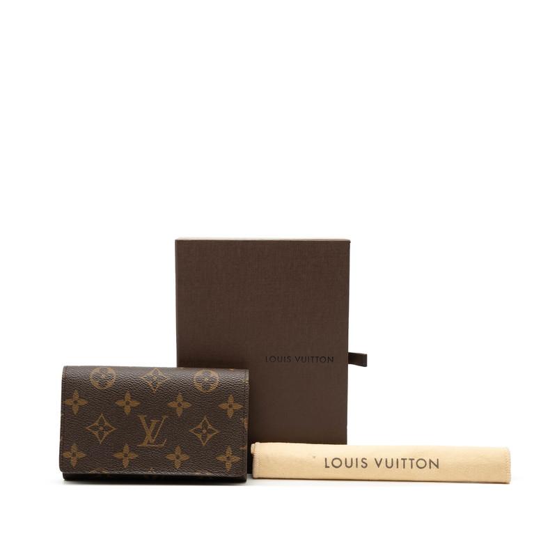 LOUIS VUITTON ルイヴィトン 財布 モノグラム ポルトモネ ビエ トレゾール M61730 ブラウン PVC レザー レディース 二つ折り 財布【本物保証】 LOUIS VUITTON（ルイ・ヴィトン） ルイ ヴィトン モノグラム