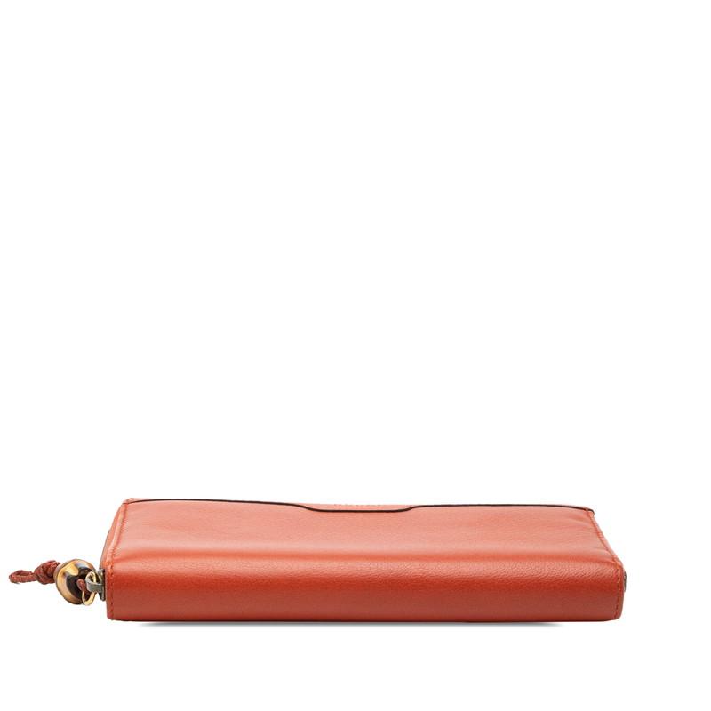 GUCCI（グッチ） バンブー ラウンドファスナー 長財布 339178 オレンジ