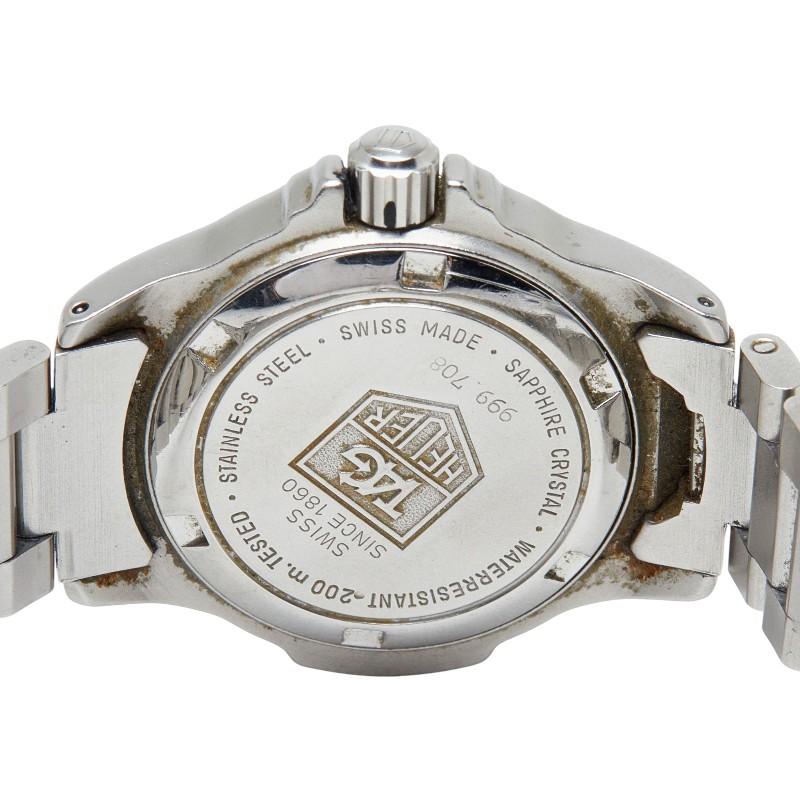 タグホイヤー プロフェッショナル200m 腕時計 999.708 クオーツ グレー文字盤 ステンレススチール レディース TAG HEUER 【214-65407】 TAG Heuer - タグホイヤー プロフェッショナル200m 腕時計 999.708