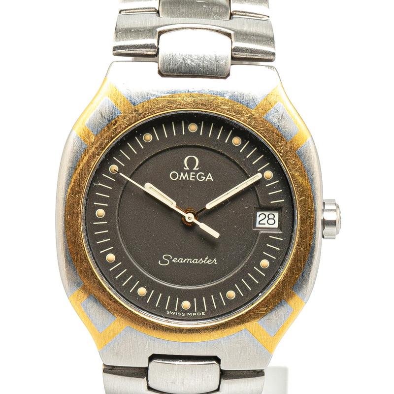 OMEGA オメガ シーマスター ポラリス 腕時計 クオーツ グレー