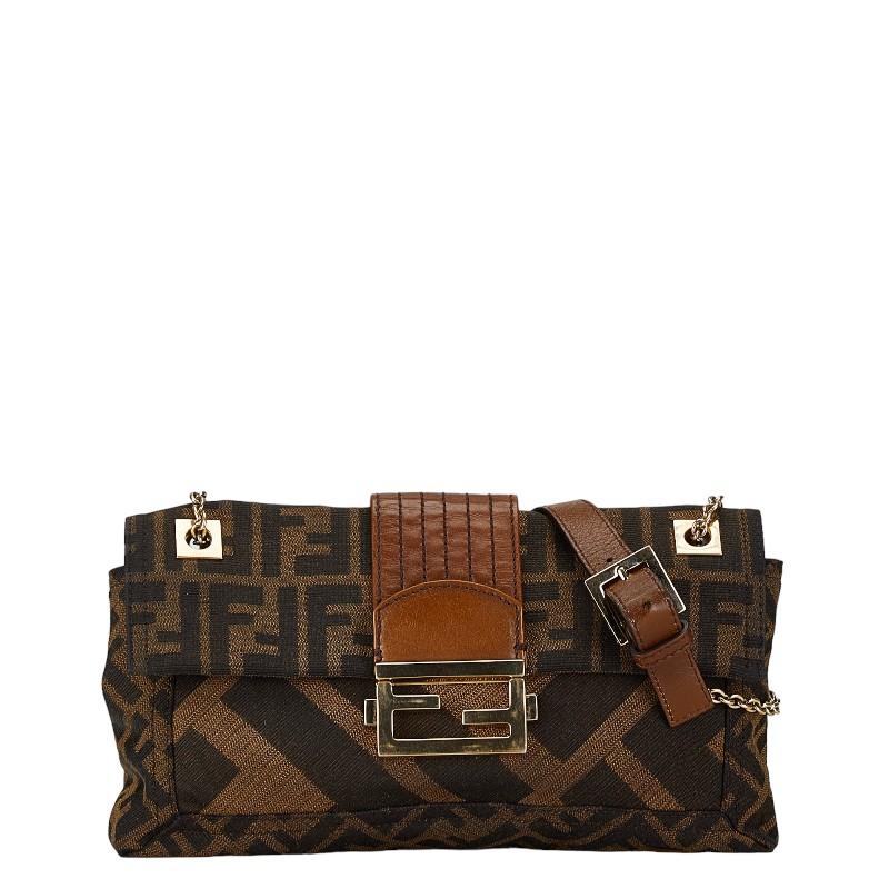 FENDI（フェンディ） ズッカ チェーン ショルダーバッグ 8BT139
