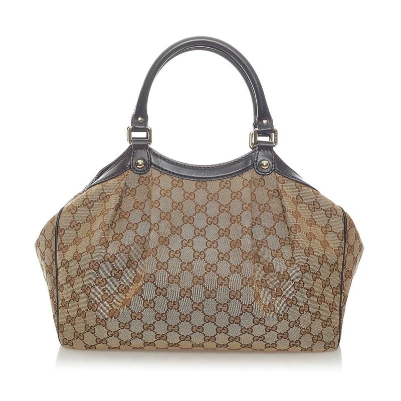 GUCCI グッチ GGキャンバス スーキー トートバッグ 211944 ブラウン  