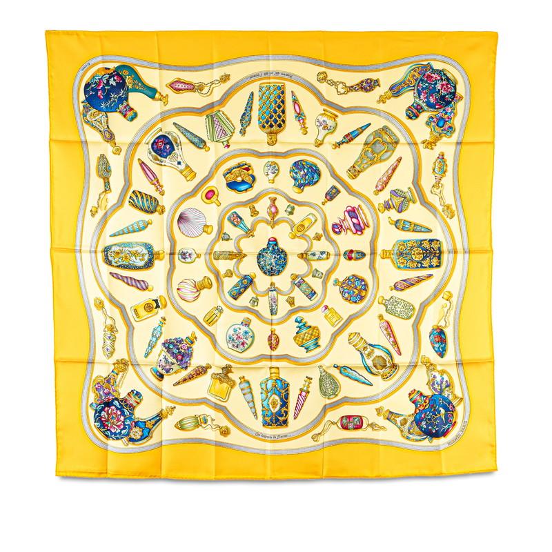 HERMES（エルメス） カレ90 Quimporte Le Flacon 香水瓶 スカーフ