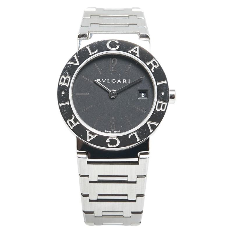 BVLGARI ブルガリ ブルガリブルガリ 腕時計 BB26SS クオーツ ブラック 