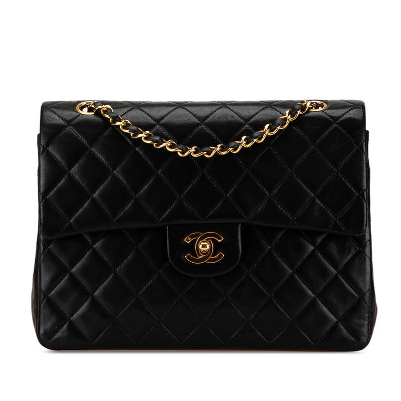 CHANEL シャネル ショルダーバッグ マトラッセ25 ダブルチェーン