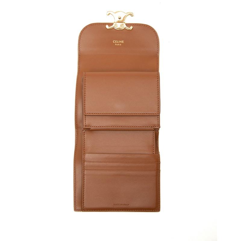 CELINE（セリーヌ） トリオンフ スモール フラップウォレット 三つ折り