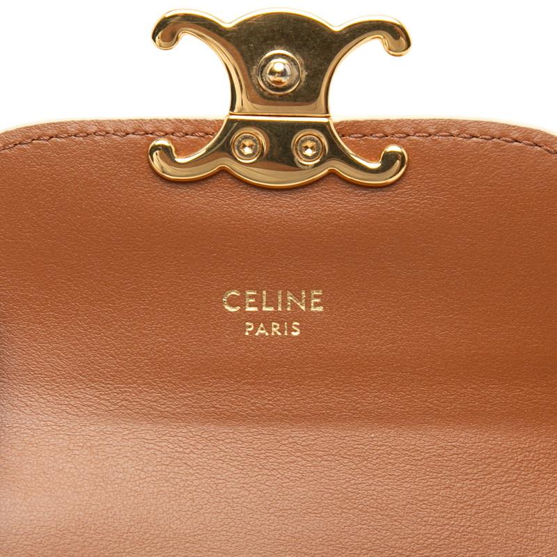 CELINE（セリーヌ） トリオンフ スモール フラップウォレット 三つ折り