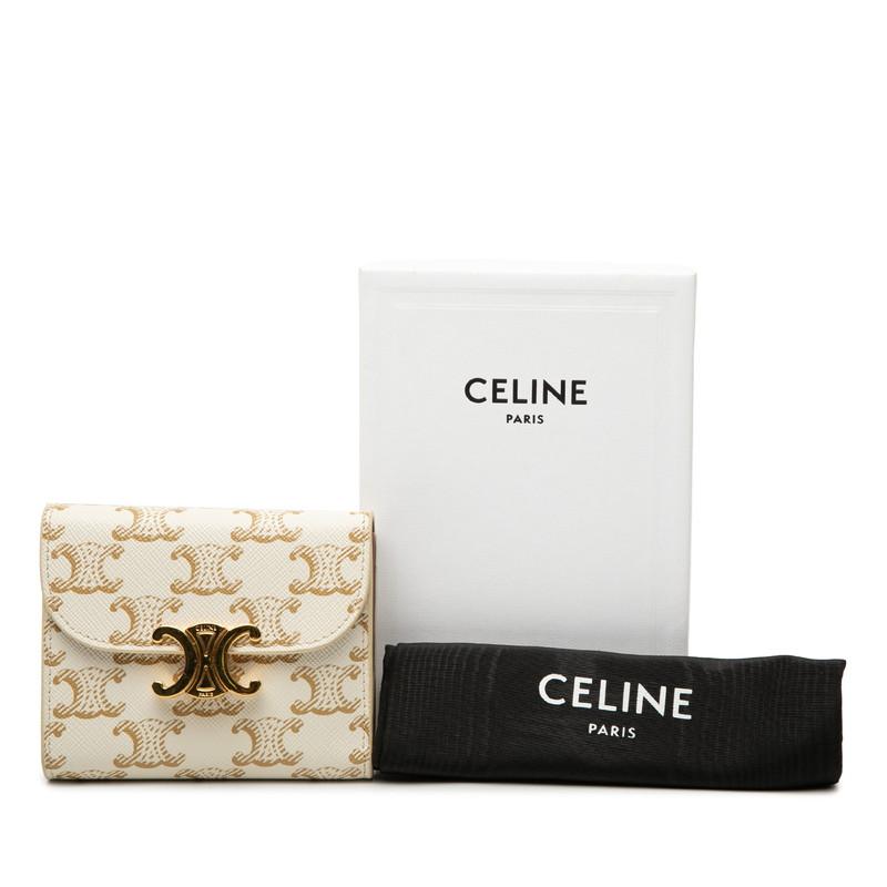CELINE（セリーヌ） トリオンフ スモール フラップウォレット 三つ折り