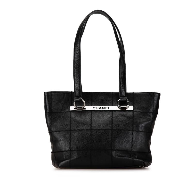 CHANEL シャネル ロゴ チョコバー トートバッグ ショルダーバッグ 