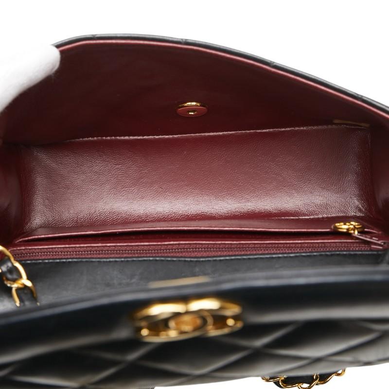 シャネル ダイアナ23 ココマーク チェーン ショルダーバッグ ラムスキン レディース CHANEL 【214-78114】 CHANEL（シャネル） マトラッセ ダイアナ23 ココマーク チェーン