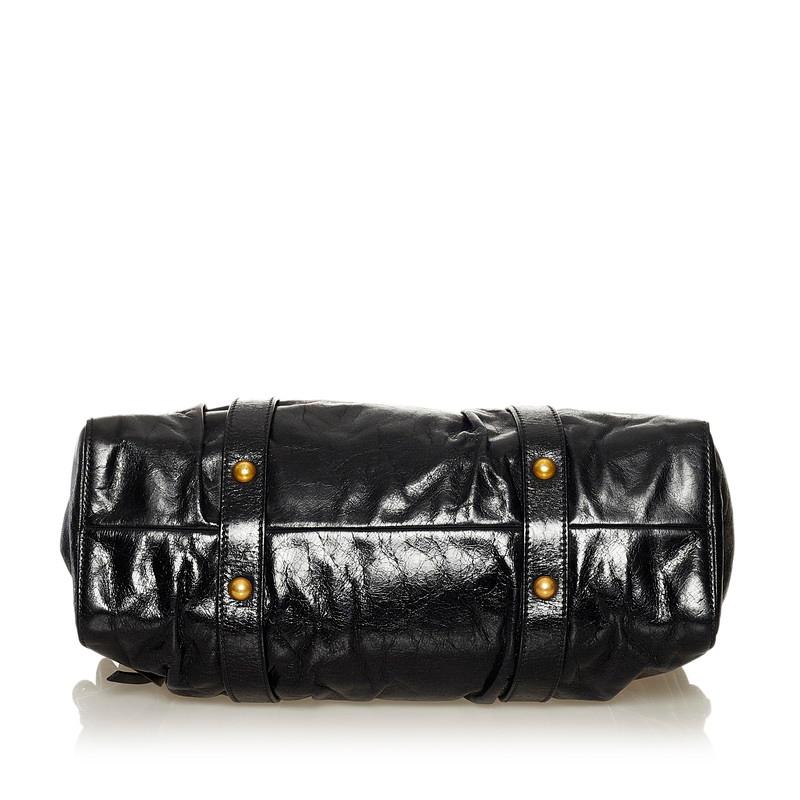 miu ミュウミュウ ハンドバッグ ショルダーバッグ 2WAY ブラック miu ミュウミュウ ハンドバッグ ショルダーバッグ 2WAY ブラック