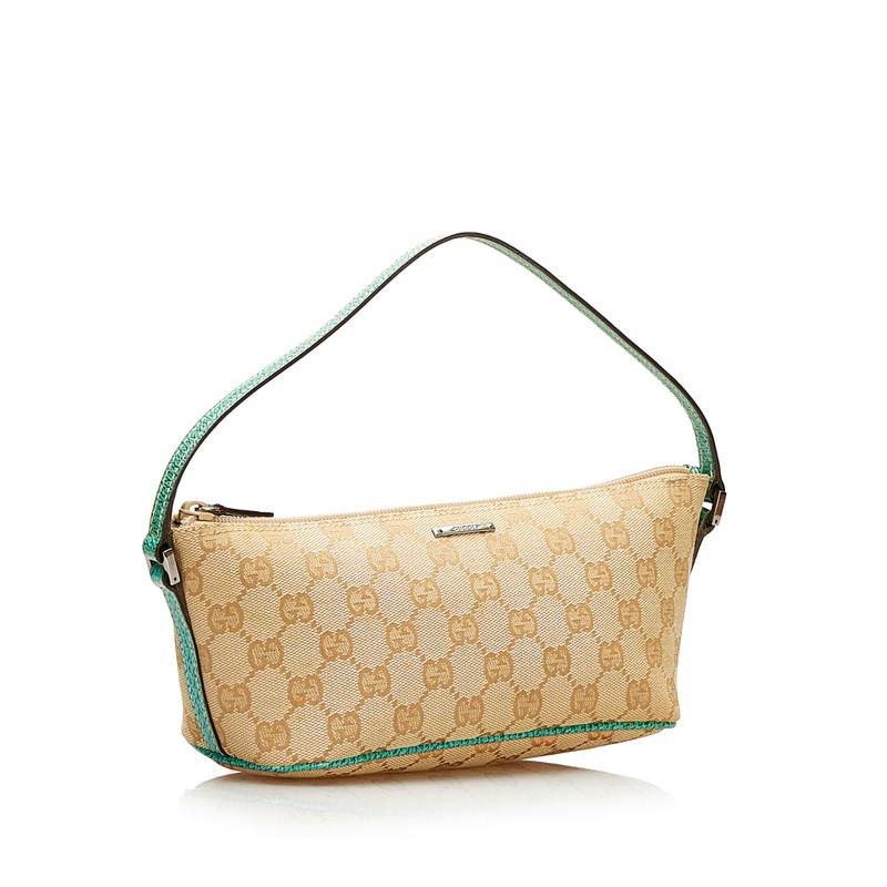 GUCCI（グッチ） GGキャンバス ポーチ アクセサリーポーチ 07198