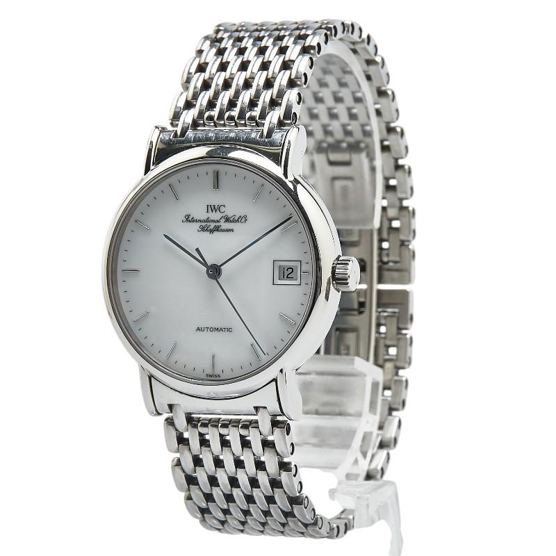 AG-21】IWC ポートフィノ IW351318 稼働品 白文字盤 腕時計 