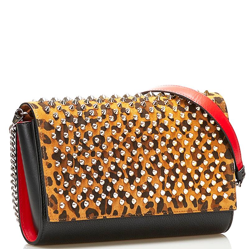 極美品✨クリスチャンルブタン チェーンショルダーバッグ パネトーネ レオパード 楽天市場】Christian Louboutin クリスチャンルブタン
