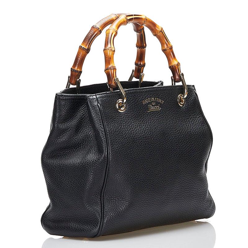 GUCCI（グッチ） バンブー スモール ショッパー ハンドバッグ