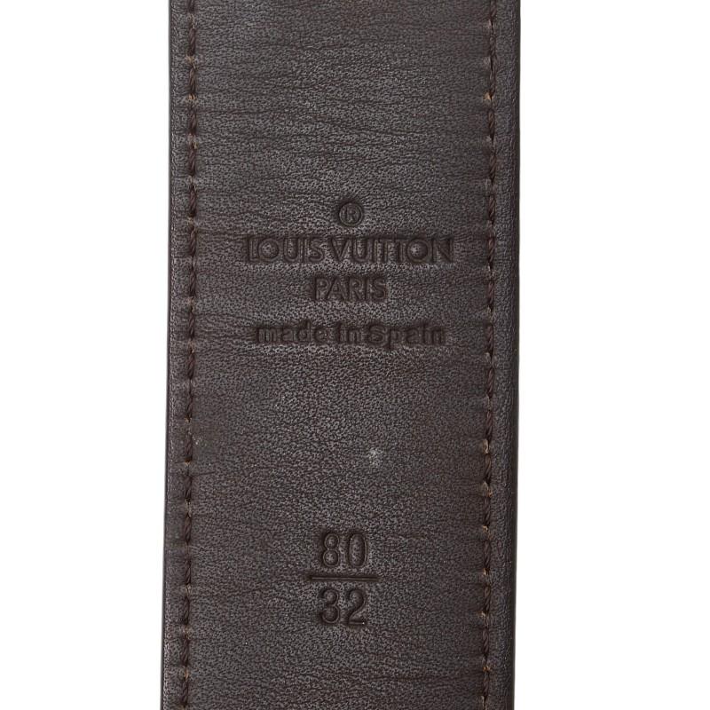 ルイ ヴィトン モノグラム サンチュール LVカット ベルト サイズ：80