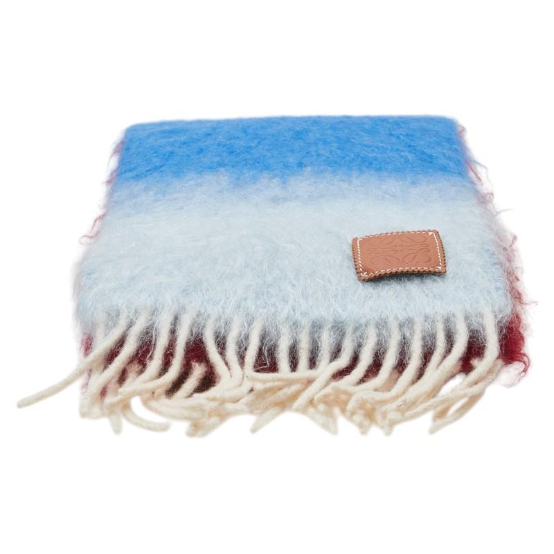 LOEWE（ロエベ） アナグラム ストライプ マフラー マルチカラー ウール 