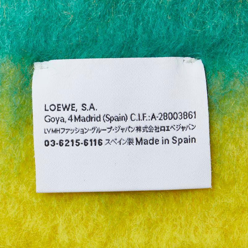 LOEWE（ロエベ） アナグラム ストライプ マフラー マルチカラー ウール