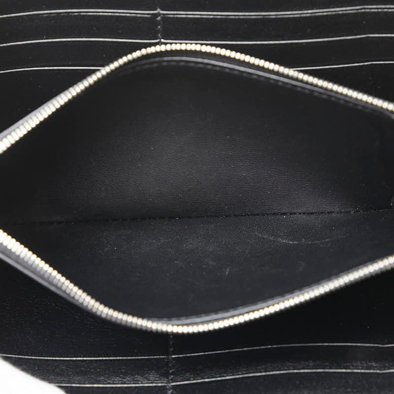 BALENCIAGA（バレンシアガ） Bロゴ 長財布 ブラック レザー レディース