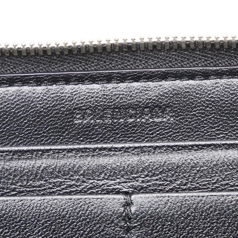 BALENCIAGA（バレンシアガ） Bロゴ 長財布 ブラック レザー レディース