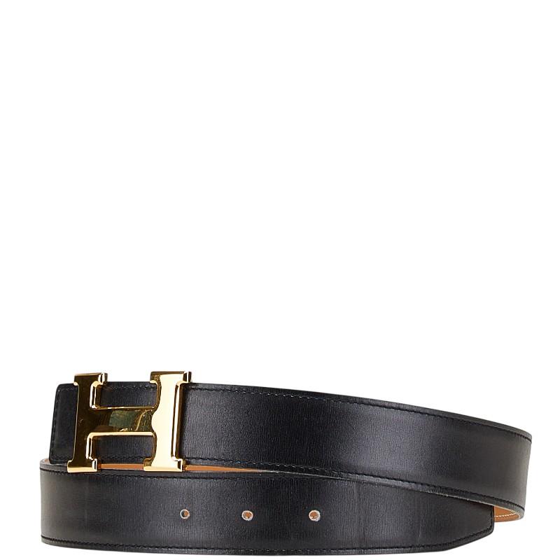 HERMES（エルメス） Hバックル コンスタンス ベルト 65 ブラック