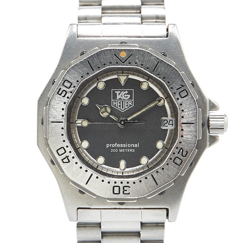 タグホイヤー 3000シリーズ 腕時計 932.213 クオーツ グレー文字盤 ステンレススチール レディース TAG HEUER 【中古】 タグホイヤー 3000シリーズ 腕時計 932.213 クオーツ グレー文字盤