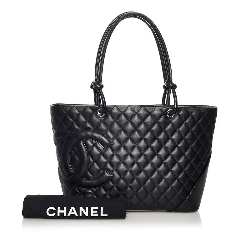 【正規品】シャネル CHANEL カンボン ラージトートバッグ CHANEL（シャネル） カンボンライン ラージ トートバッグ ブラック