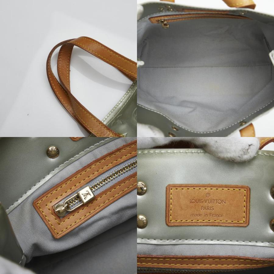 ルイ ヴィトン モノグラム ヴェルニ リードPM ハンドバッグ M91145 グリ シルバー パテントレザー レディース LOUIS VUITTON 【中古】 LOUIS VUITTON（ルイ・ヴィトン） ルイ ヴィトン モノグラム ヴェルニ
