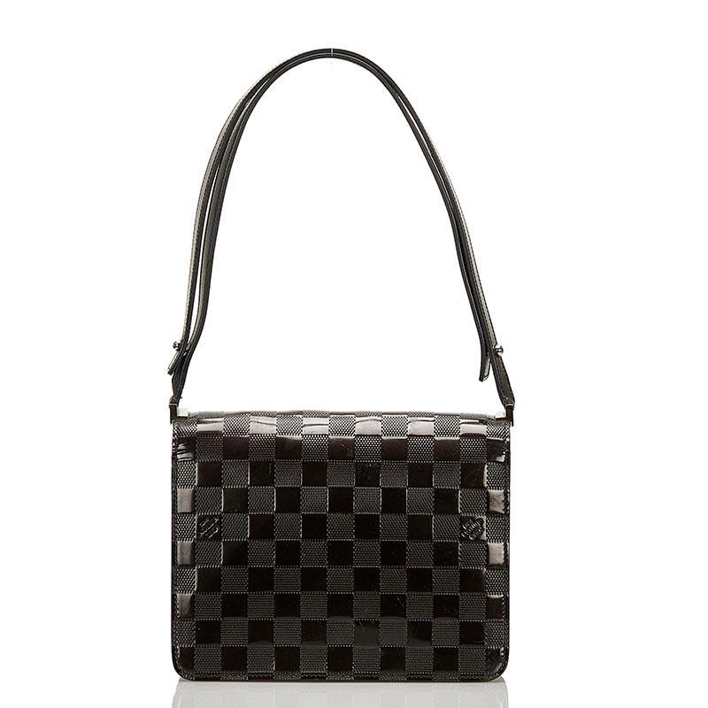 LOUIS VUITTON LV キャバレー ダミエ ヴェルニ ハンドバッグ