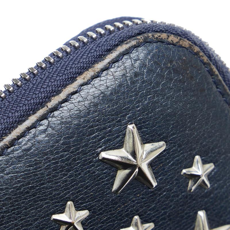 ジミーチュウ ラウンドファスナー クリスタル ロングウォレット 長財布