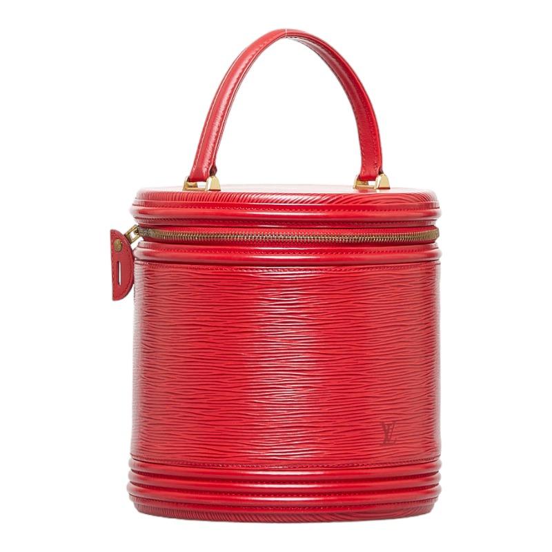 ルイヴィトン エピ カンヌ ワンハンドル バニティバッグ ハンドバッグ赤 LOUIS VUITTON（ルイ・ヴィトン） ルイ ヴィトン エピ カンヌ