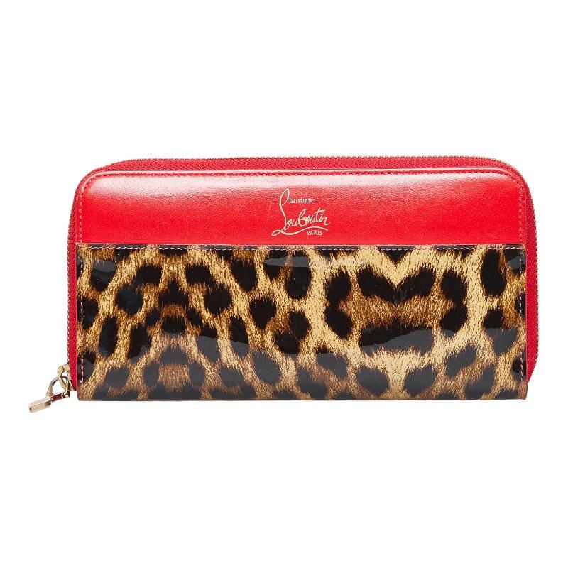 Christian Louboutin クリスチャンルブタン レオパード ラウンド  