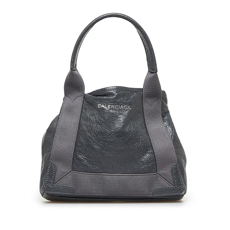 BALENCIAGA（バレンシアガ） ネイビーカバスXS ハンドバッグ 