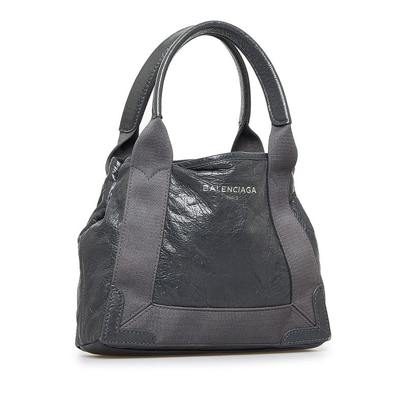 BALENCIAGA（バレンシアガ） ネイビーカバスXS ハンドバッグ 