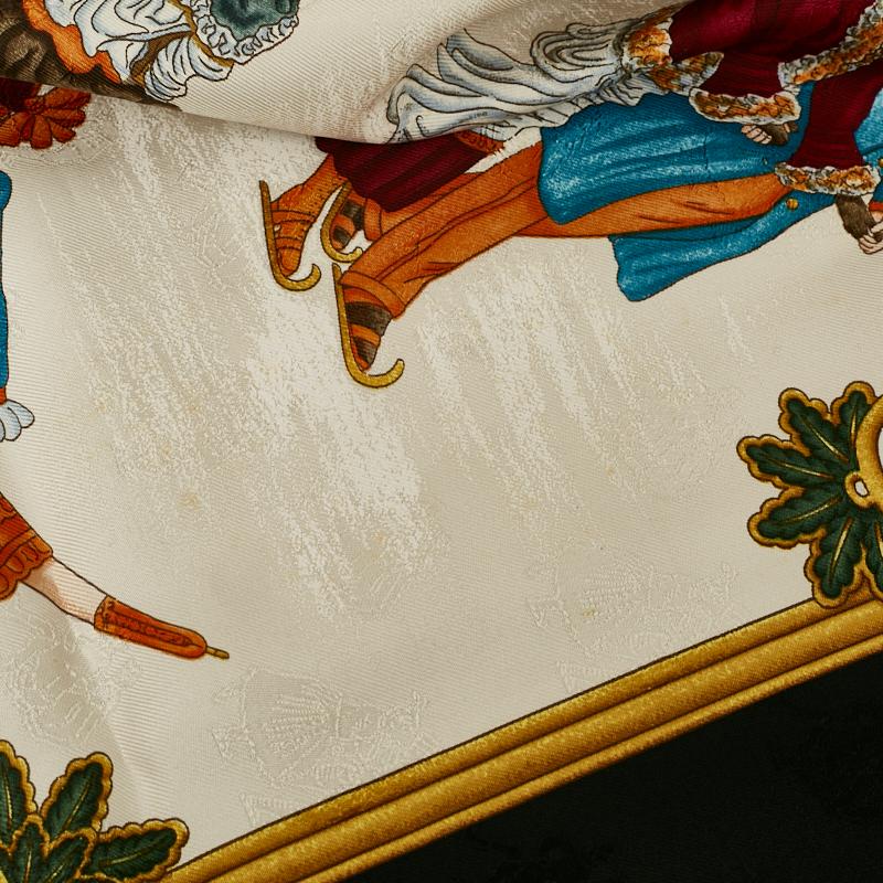 HERMES エルメス カレ90 Joies d' Hiver 冬の愉しみ スカーフ