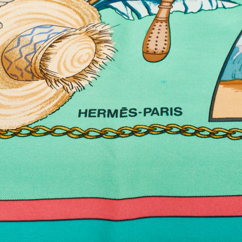 HERMES エルメス カレ90 CHASSES EXOTIQUES エキゾチック狩猟