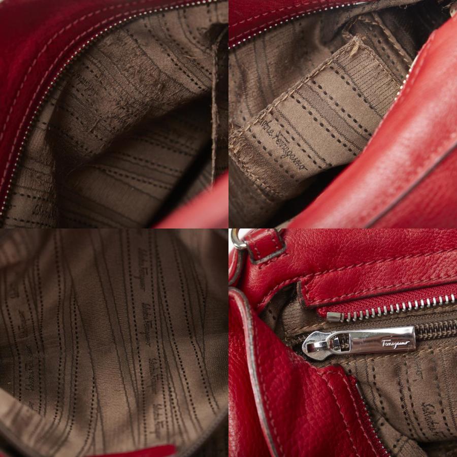 Salvatore Ferragamo レザーバッグ21 A896/07 サルヴァトーレフェラガモ ガンチーニ ソフィア ハンドバッグ