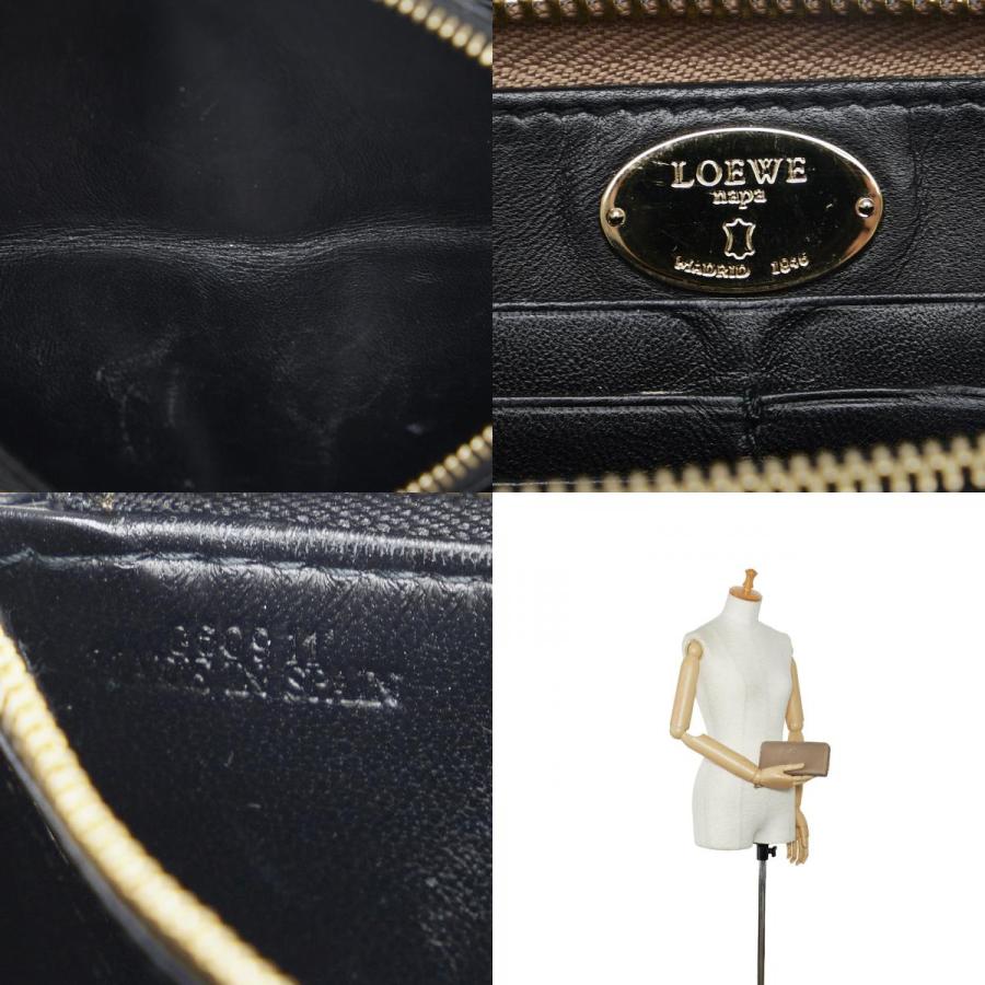 LOEWE ロエベ アナグラム ミニタッセル ゴールド金具 長財布 LOEWE ロエベ アナグラム ミニタッセル ゴールド金具 長財布