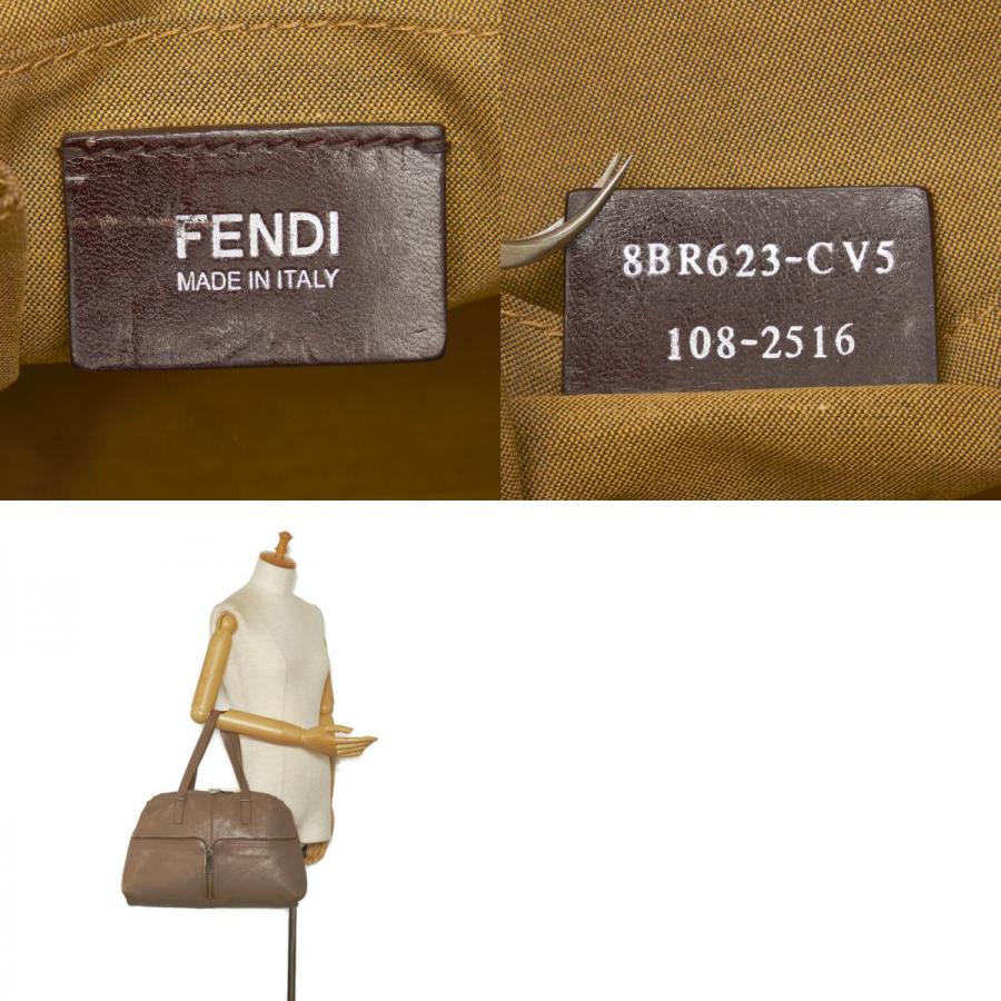 FENDI（フェンディ） ズッカ アンジップド ハンドバッグ ボストン