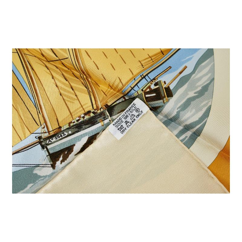 HERMES（エルメス） カレ90 BELLES AMURES 帆の美学 帆船 灯台