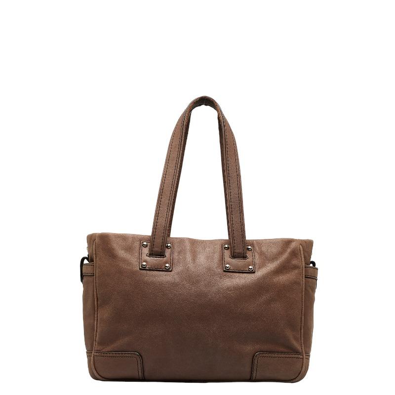 LOEWE（ロエベ） アナグラム ハンドバッグ トートバッグ ブラウン