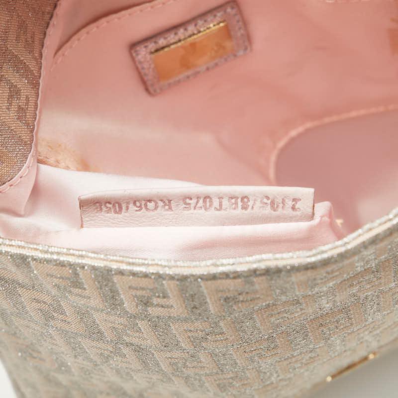 フェンディ ズッキーノ 斜め掛け ショルダーバッグ 8BT075 キャンバス レディース FENDI 【1-0249696】 FENDI（フェンディ） ズッキーノ ラメ 斜め掛け ショルダーバッグ