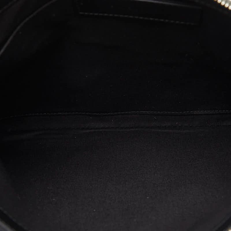 BALENCIAGA（バレンシアガ） ロゴ ネイビークリップM セカンドバッグ