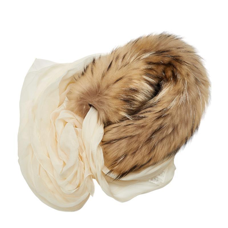 エルメス HERMES H393354T MUFFLER【中古】 HERMES エルメス ファー  