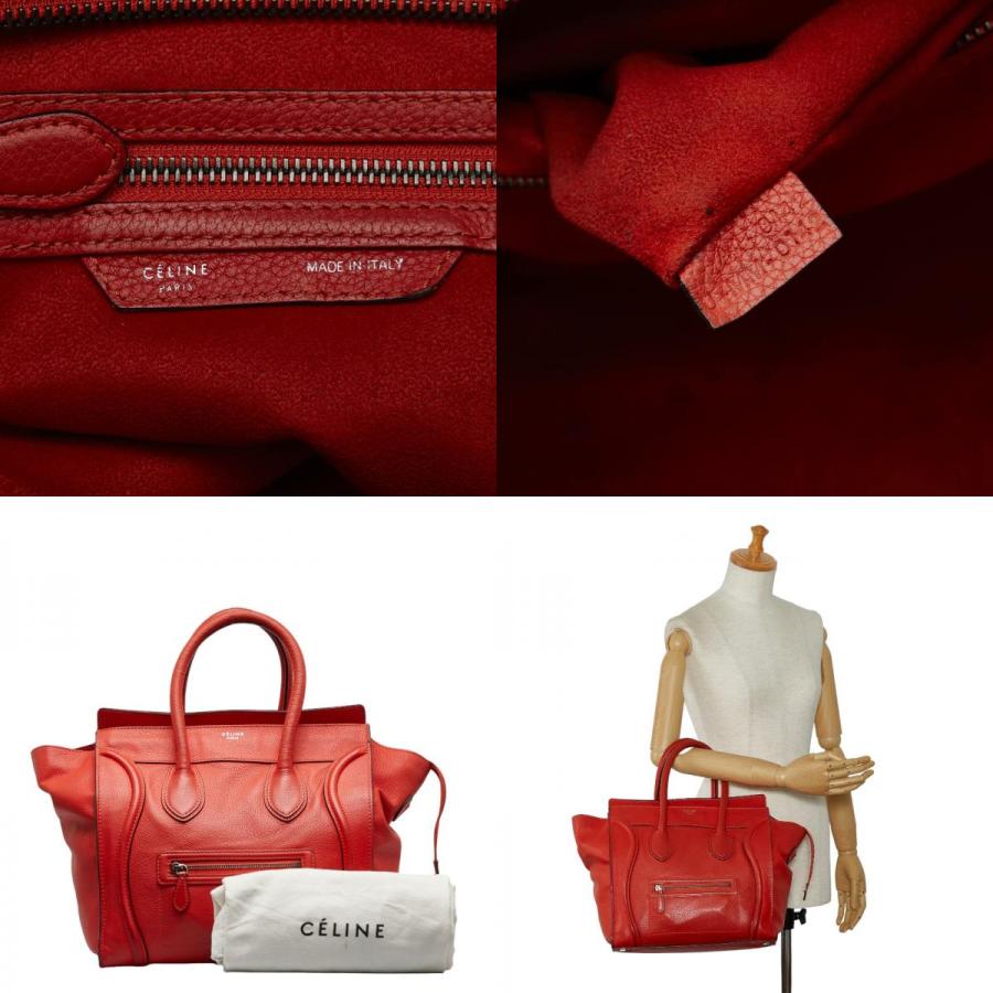 CELINE セリーヌ ラゲージ ミニショッパー ハンドバッグ 165213  
