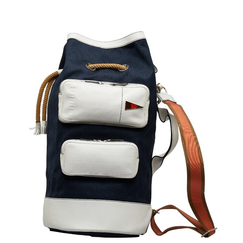 ロエベ LOEWE 巾着 フリンジ 2WAY ショルダーバッグ ハンドバッグ  