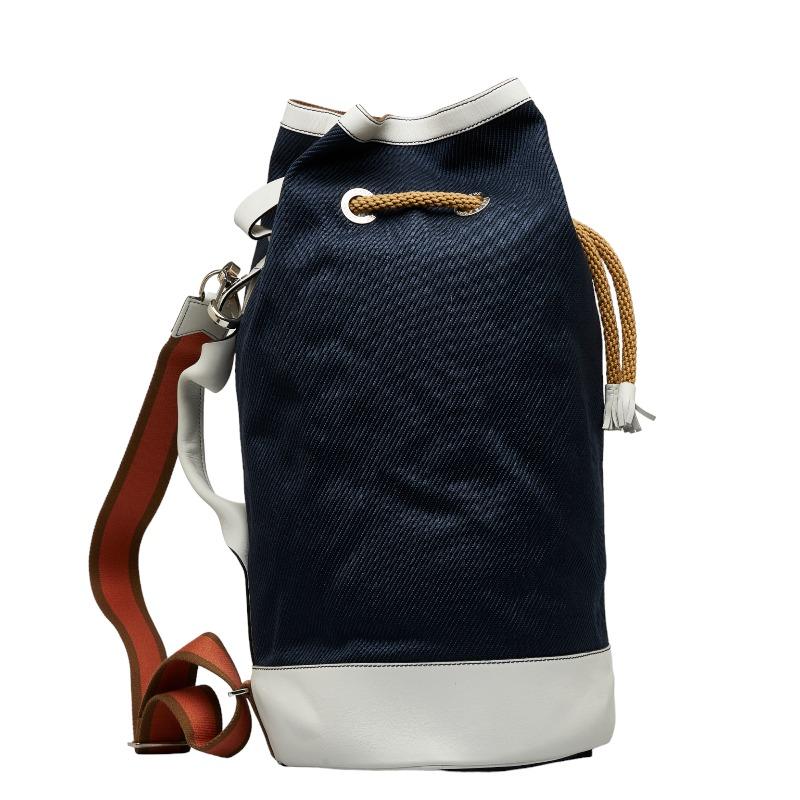 LOEWE ロエベ ロゴ フリンジ 巾着 ショルダーバッグ ハンドバッグ 2WAY  