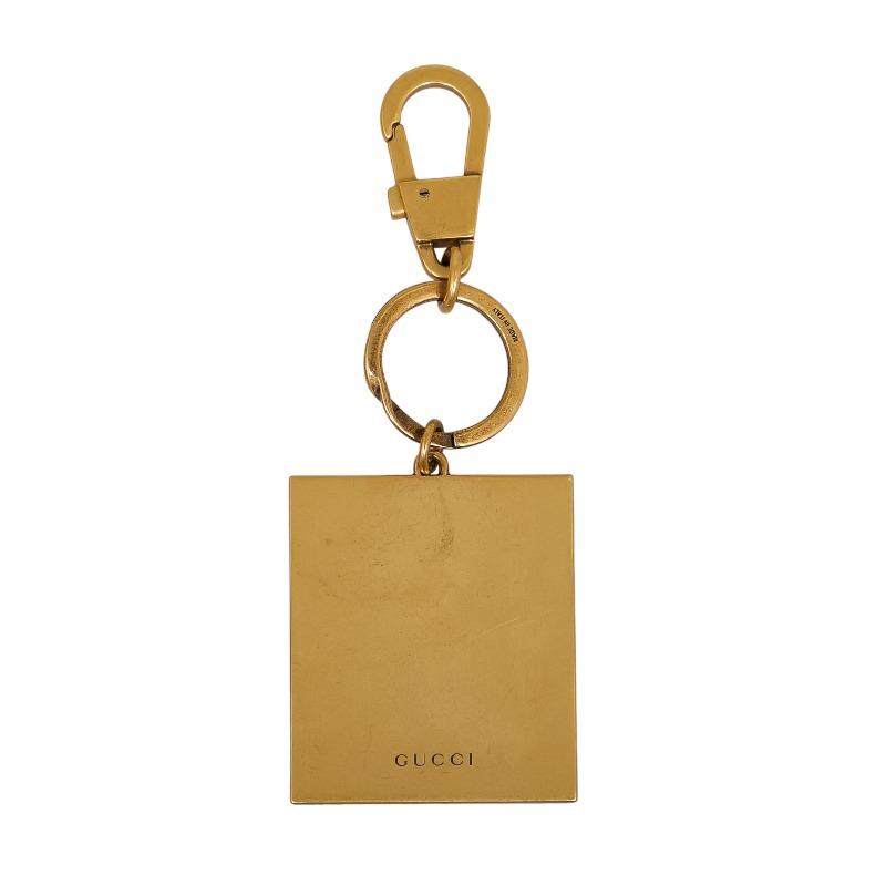 GUCCI グッチ ヴィンテージラベルモチーフ キーホルダー GUCCI グッチ ヴィンテージラベルモチーフ キーホルダー