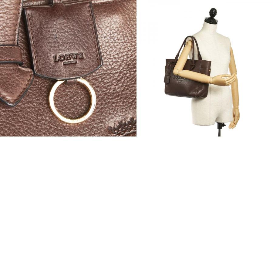 LOEWE（ロエベ） ヘリテージ トートバッグ ショルダーバッグ ブラウン